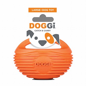 Doggi Rugby Ball  Dog Toy, Dog toys, Floating dog toys, Fetch dog toys, toys for all dogs, Pet Essentials Warehouse
