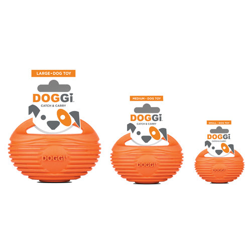 Doggi Rugby Ball  Dog Toy small medium large sizes, pet essentials warehouse