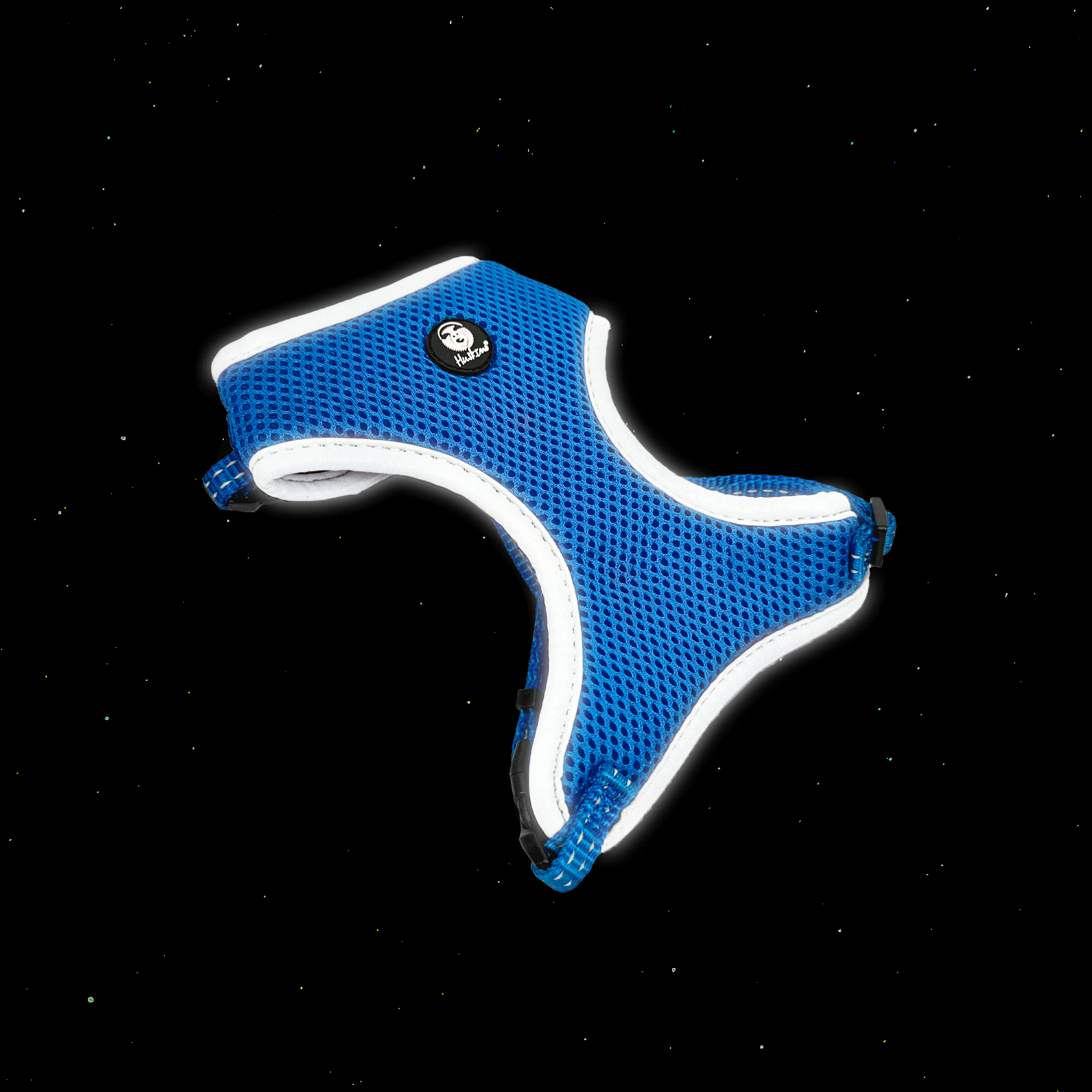 Huskimo Harness Easyfit Bells Beach, Reflective harness, night time walks, Pet Essentials Warehouse