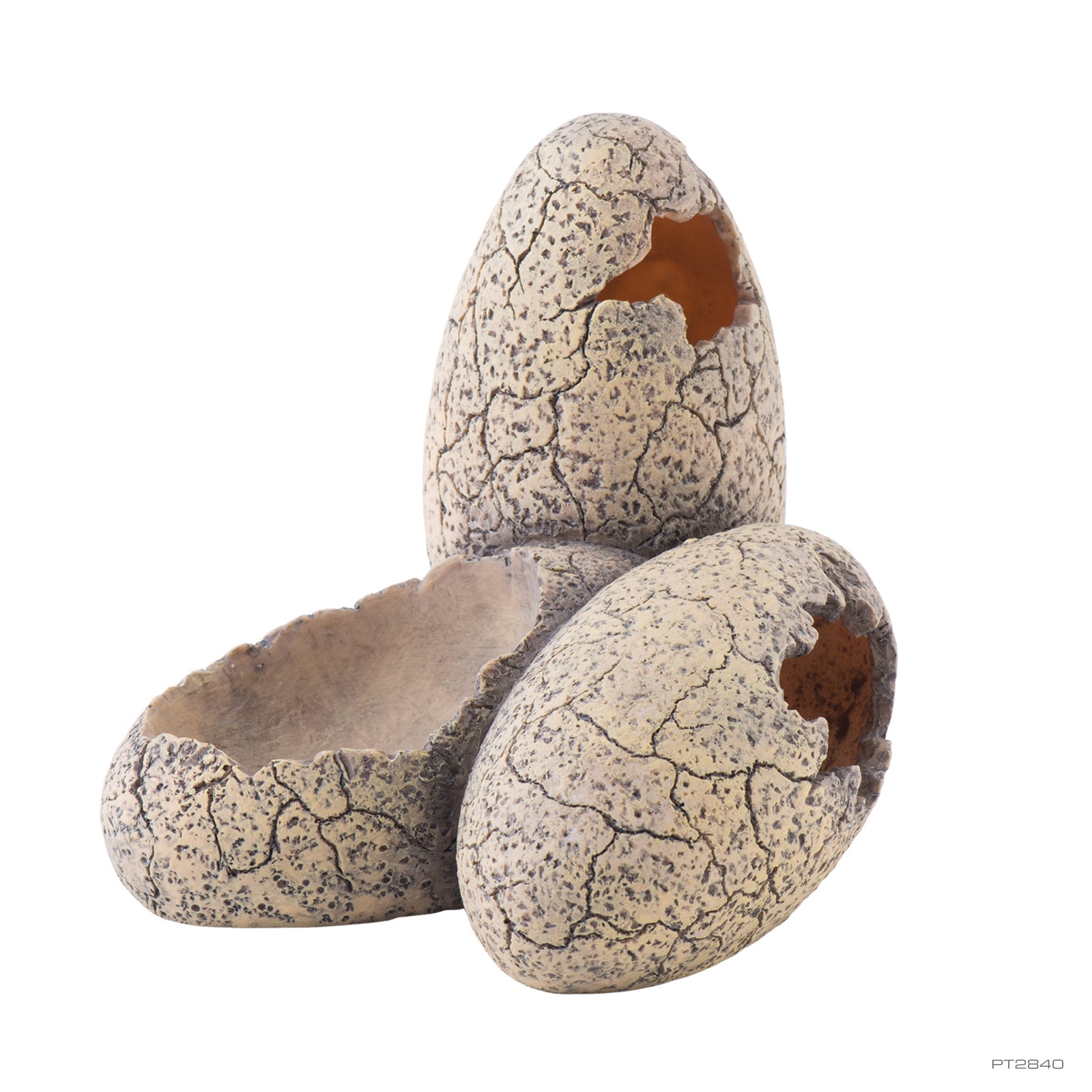 Exo Terra Dinosaur Eggs Hideout & Water Dish, Reptile Food dish, Pet Essentials Warehouse