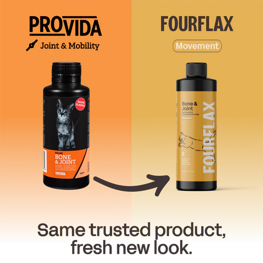 Fourflax Feline Bone & Joint, Provida for pets, Bone and Joint care for cats, Pet Essentials Warehouse

