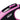 Close-up of a pink and black dog leash handle with 'flexi' branding. Flexi New Comfort Large Tape Retractable Dog Leash