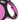 Flexi New Comfort Large Tape Retractable Dog Leash Close-up of a pink and black dog leash with 'flexi' branding on a white background.
