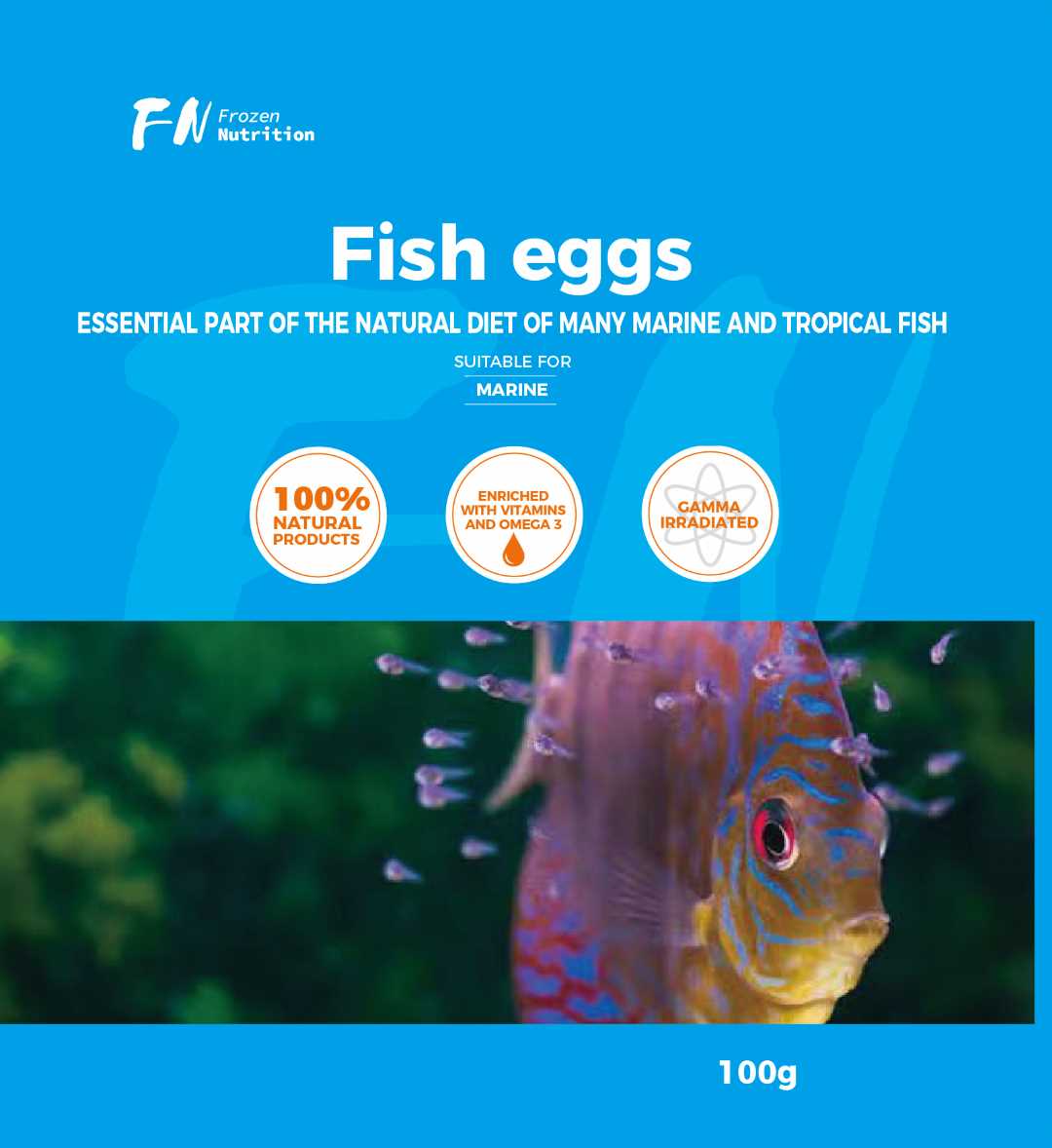 Frozen Nutrition Fish Egg - Frozen Food - Pet Essentials