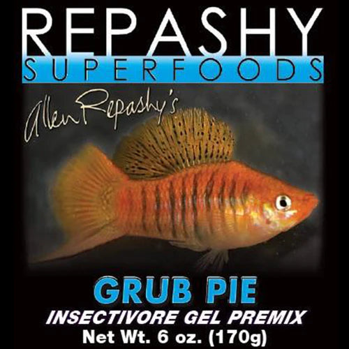 Repashy Grub Pie Fish Gel, Fish food, Superfood for fish, Gel Premix, Pet Essentials Warehouse, Poster