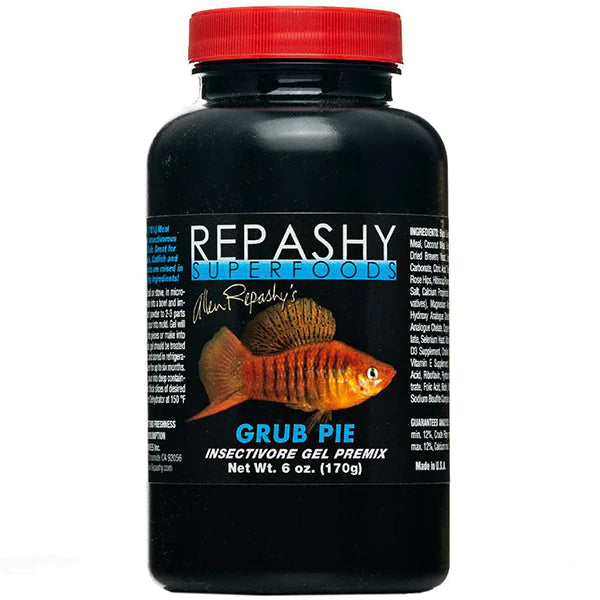 Repashy Grub Pie Fish Gel, Fish food, Superfood for fish, Gel Premix, Pet Essentials Warehouse