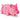 Grunting Latex Pig Dog Toy in pink colour
