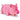 Grunting Latex Pig Dog Toy in pink colour