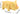 Grunting Latex Pig Dog Toy in yellow colour with dimensions