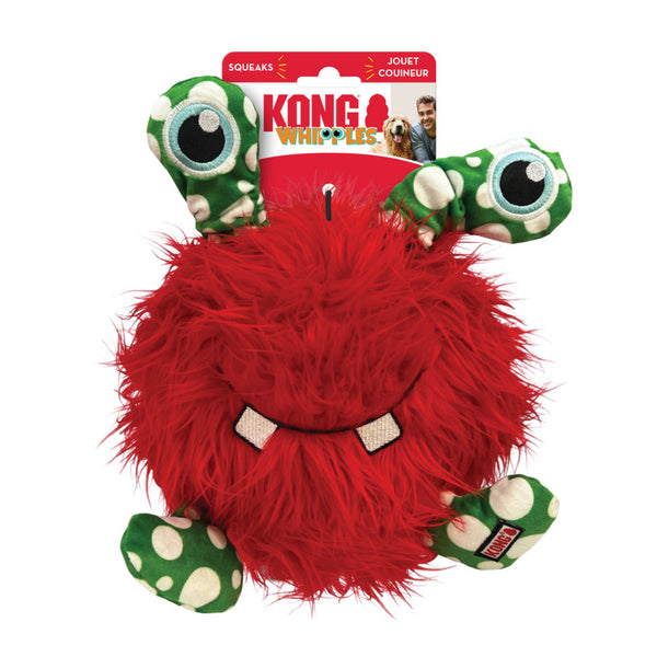 Kong Christmas Holiday Whipples Plush Dog Toy XL, Christmas dog toys, pet essentials warehouse