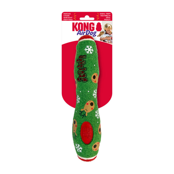 Kong Christmas AirDog Squeaker Stick 28cm, Pet essentials warehouse, kong christmas range nz,