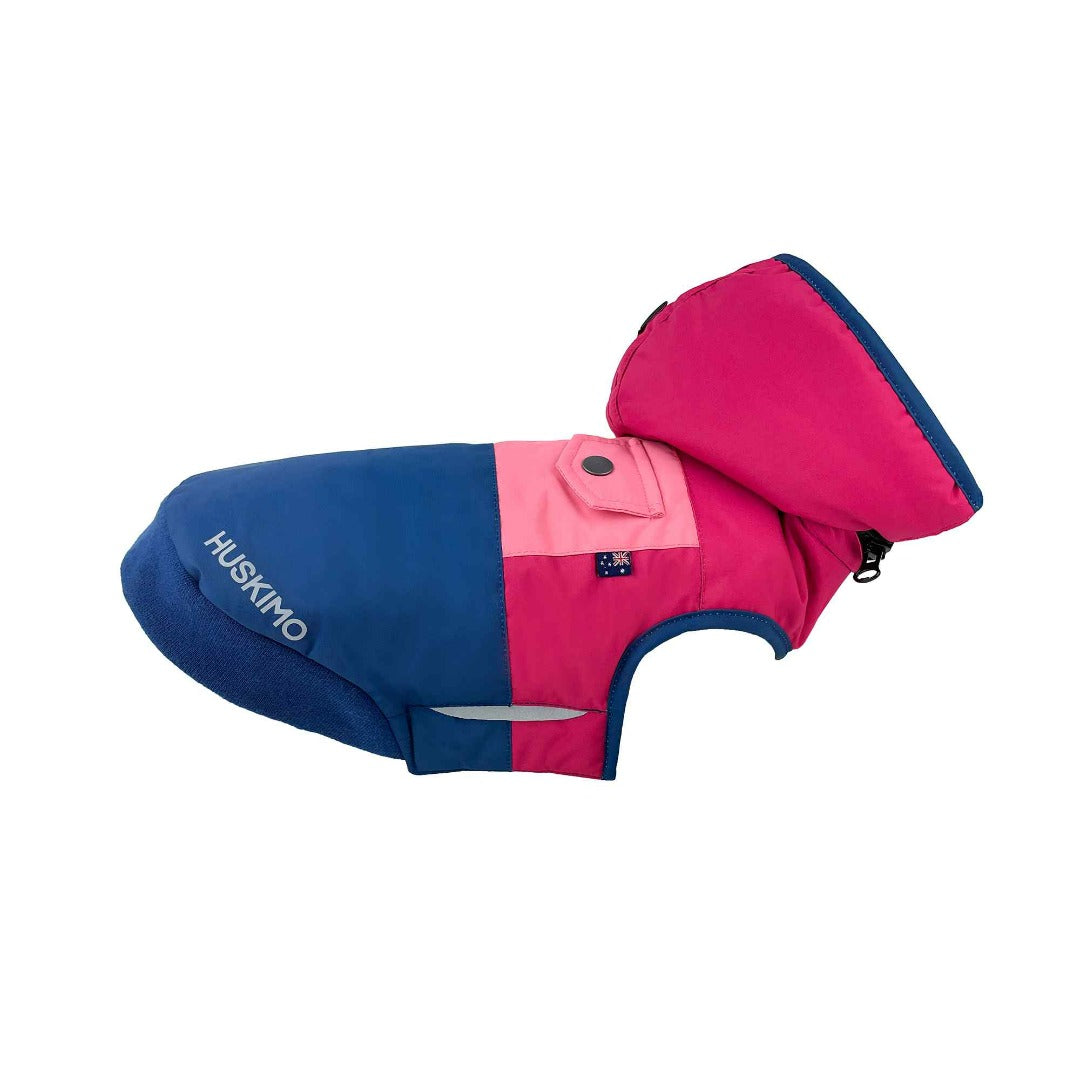 Huskimo Snow Parka Hot Pink Dog Coat, Huskimo dog coats, Pet Essentials Warehouse