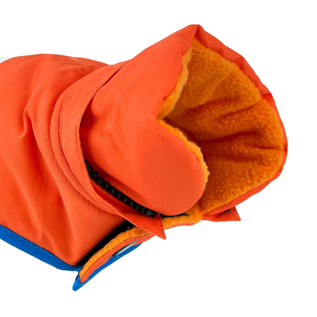Huskimo Snow Parka Orange Dog Coat, Inside dog jacket, Pet Essentials Warehouse