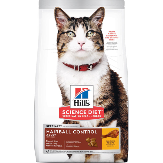 Hills Feline Adult Hairball, Hills Hairball cat food, Food for hairballs, Adult cat food, Pet Essentials Warehouse
