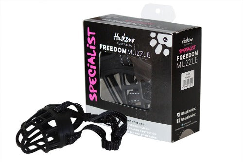 Huskimo Freedom Muzzle, Muzzle for dogs, dog muzzles, Freedom Muzzle, Basket Muzzle, Pet Essentials Warehouse