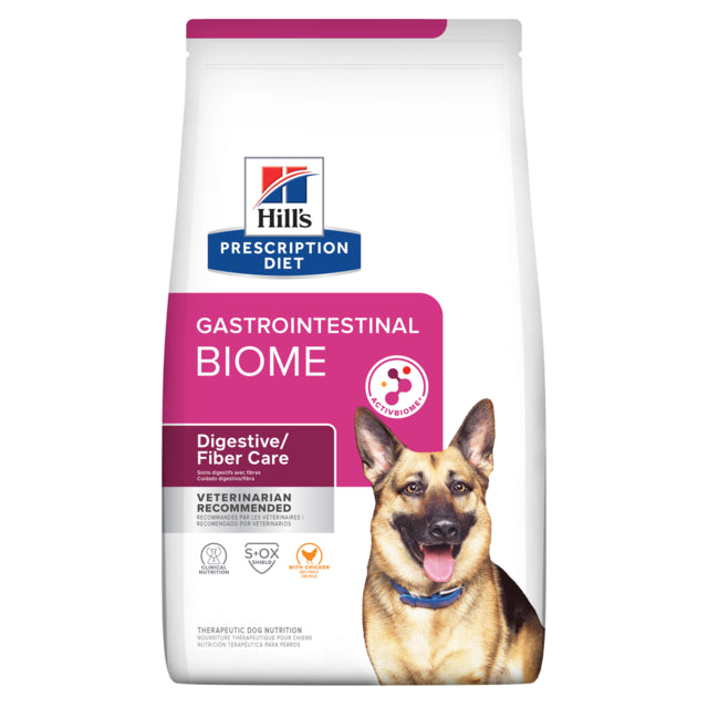 Hill's Prescription Diet Gastrointestinal Biome Digestive Fibre Care Dry Dog Food, Biome Gastro dog food, Digestive care dog food, Hills dog food, Hills Prescription diet, Pet Essentials Warehouse 
