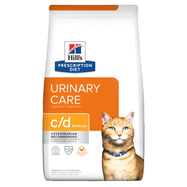 Hill's Prescription Diet c/d Multicare Urinary Care Chicken Dry Cat Food, Prescription diet, Urinary care for cats, Pet Essentials Warehouse