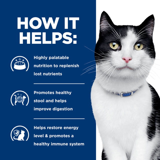 Hill's Prescription Diet i/d Digestive Care Wet Cat Food, How it helps, Pet Essentials Warehouse