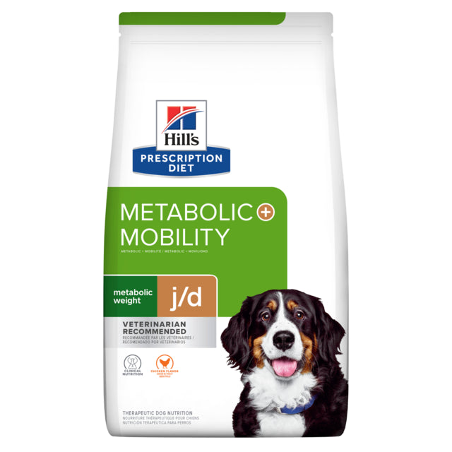 Hill's Prescription Diet j/d Metabolic + Mobility Dry Dog Food, J/D dog food, Hills dog food, Joint care dog food, Weight management dog food, Pet Essentials Warehouse