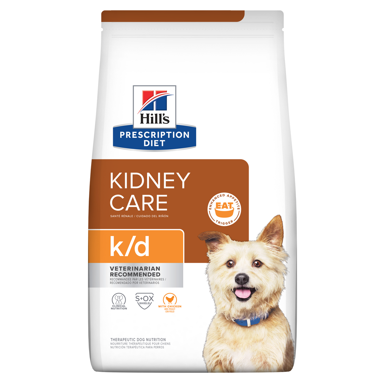 Hill's Prescription Diet k/d Kidney Care Dry Dog Food 3.85kg bag, pet essentials warehouse