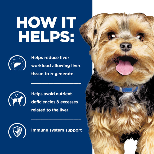 Hill's Prescription Diet l/d Liver Care Dry Dog Food, how it helps, Pet Essentials Warehouse

