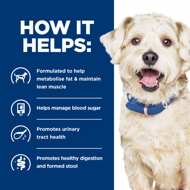 Hill's Prescription Diet w/d Multi-Benefit Canned Dog Food, How it helps, Pet Essentials Warehouse