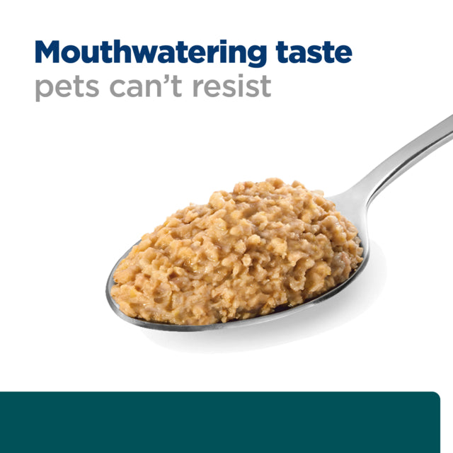 Hill's Prescription Diet w/d Multi-Benefit Canned Dog Food, Food on the spoon, Mouthwatering taste for pets, Pet Essentials Warehouse