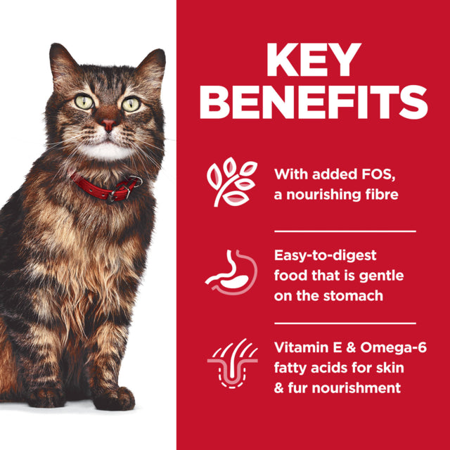 Hill's Science Diet Adult Sensitive Skin  Stomach Variety Box Wet Cat Food, Key Benefits, Pet Essentials Warehouse