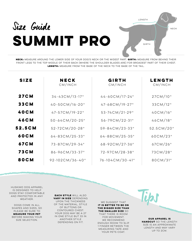 Huskimo Coat Summit Pro Dark Sky