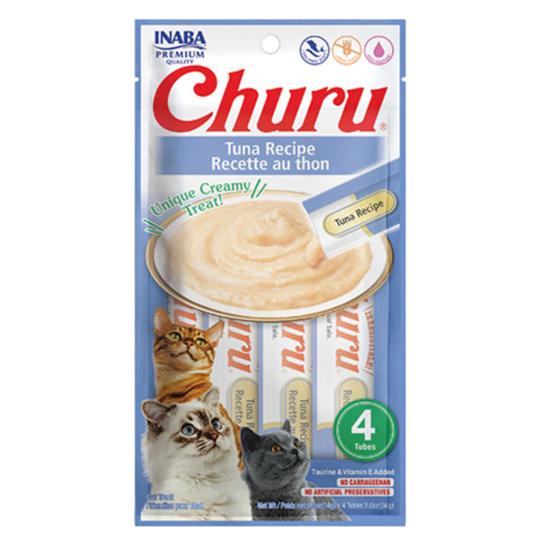 Inaba Churu Tuna Recipe, Creamy cat treats, Churu cat treats, Cat Treats, Tuna cat treats, Pet Essentials Warehouse