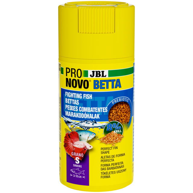 JBL ProNovo Betta Grano Fish Food 50g container