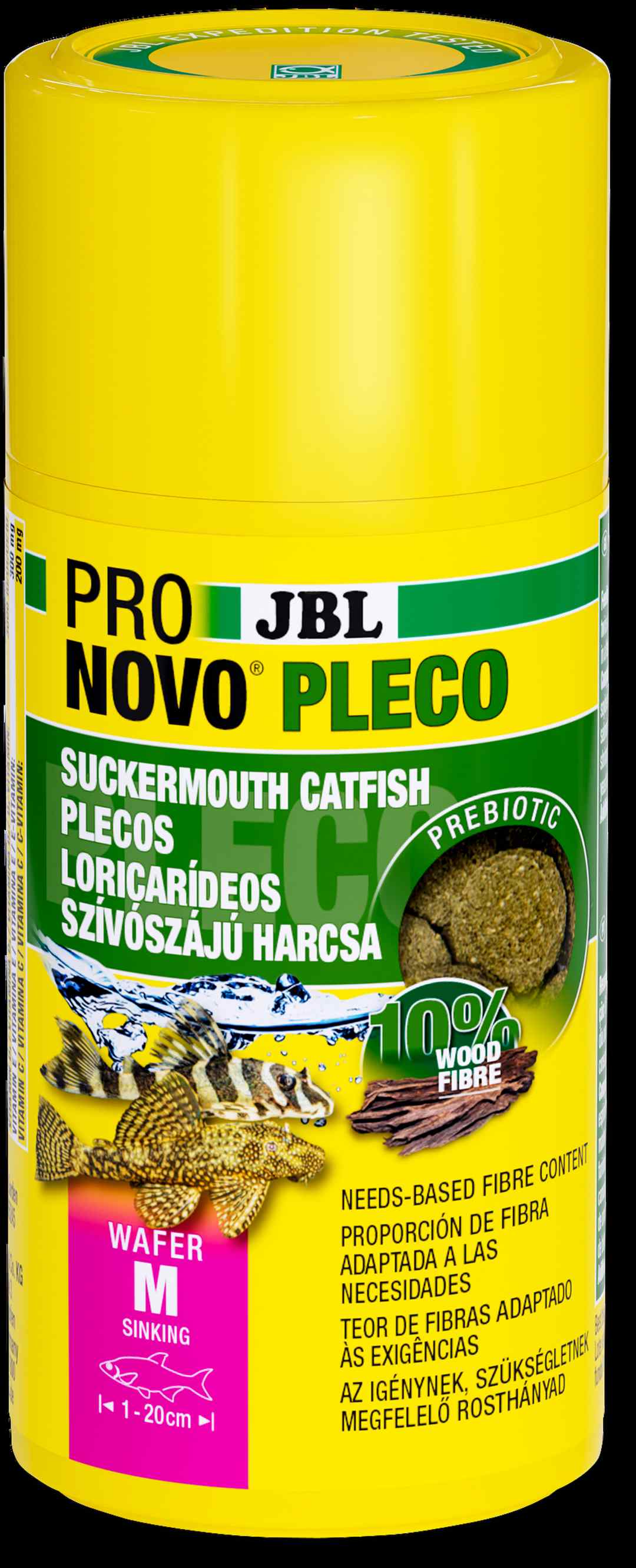 JBL ProNovo Pleco Wafer Fish Food, Pet Essentials Warehouse