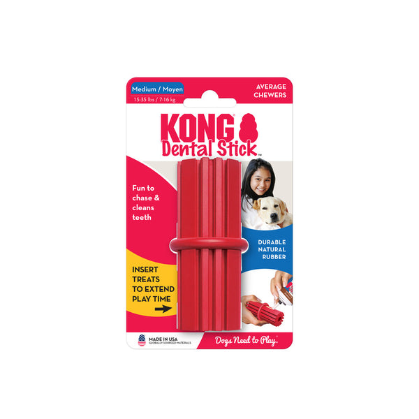 Kong Dental Stick Medium in packaging, pet essentials warehouse