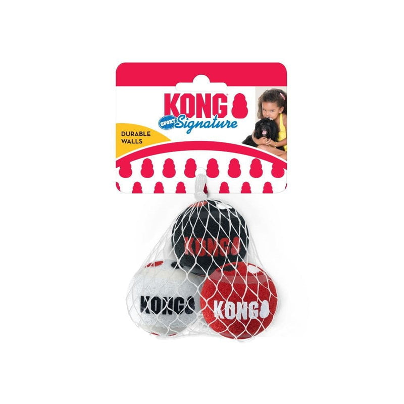 Kong Signature Sport Balls medium Dog Toy, kong sponge signature balls, pet essentials warehouse