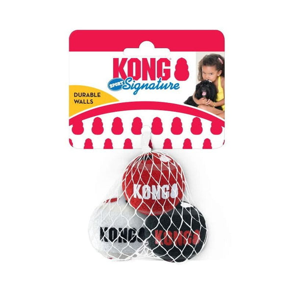 Kong Signature Sport Balls XS Dog Toy, pet essentials warehouse, kong durable sponge dog toy,