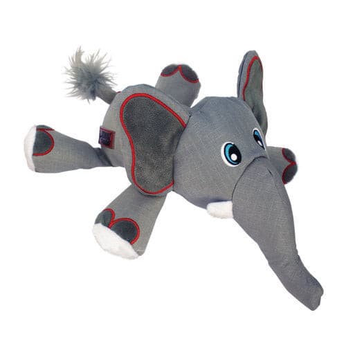 grey Kong Cozie Ultra Ella Elephant Dog Toy, plush elephant toy, pet essentials warehouse