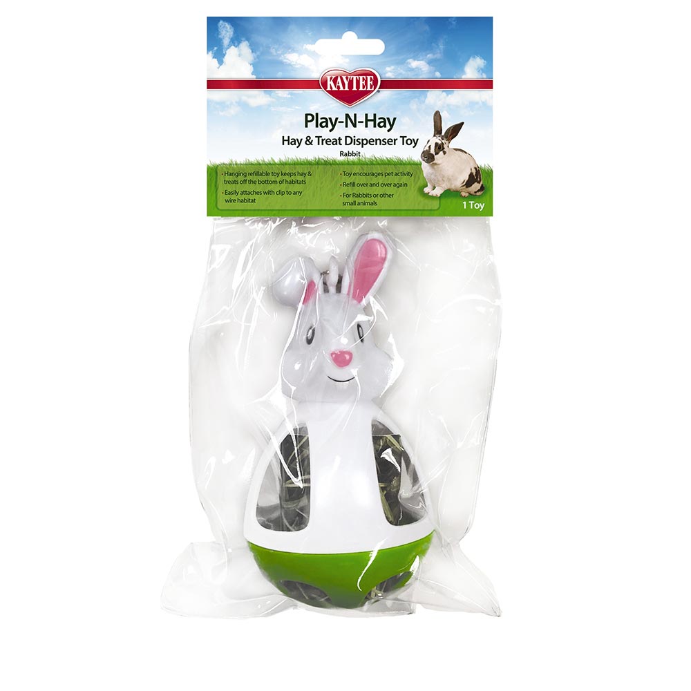 Kaytee Play-N-Hay Dispenser, Play and Hay small animal toys, toys for small pet, pet Essentials Warehouse