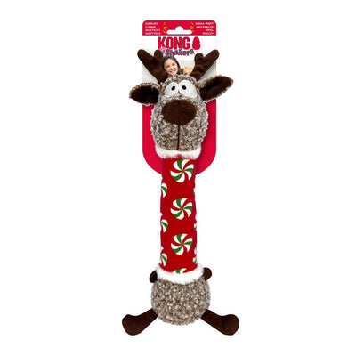Kong Christmas Holiday Shakers Luvs Reindeer Dog Toy, Kong,  Plush Toys,  Pet Essentials Warehouse.
