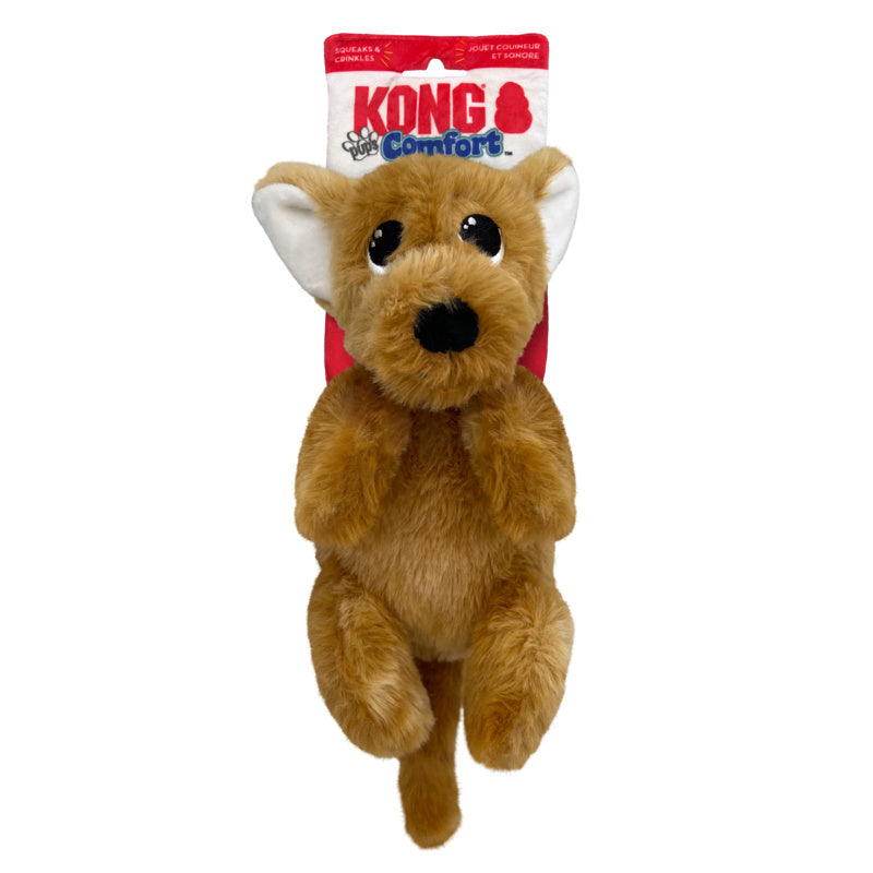 Kong Comfort Pups Peanut Dog Toy, Pet Essentials Warehouse