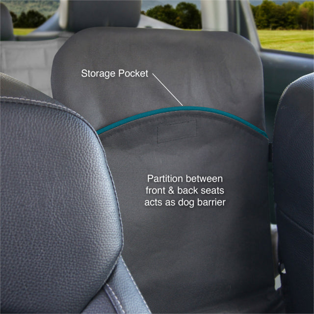 Kurgo Rover Backseat Bridge Reversible, storage pocket, Pet Essentials Warehouse
