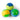 LED Sparkle Ball Dog Toy Blue, yellow and green balls on white backgrounds