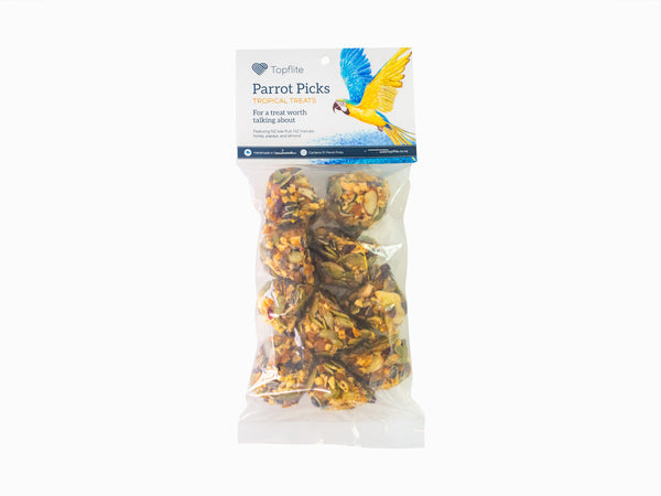 Topflite Parrot Picks Tropical Treats, Treats for parrots, parrot treats, Pet Essentials Warehouse