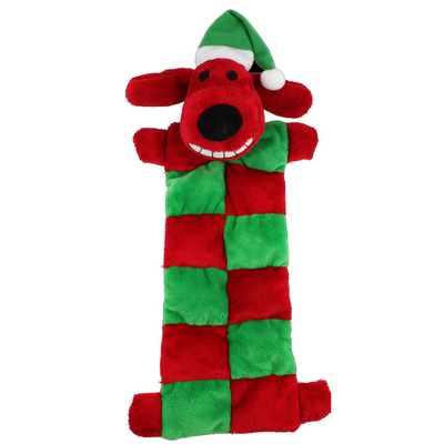 Loofa Xmas Squeaker Mat Dog Toy, Multipet,  Plush Toys,  Pet Essentials Warehouse.