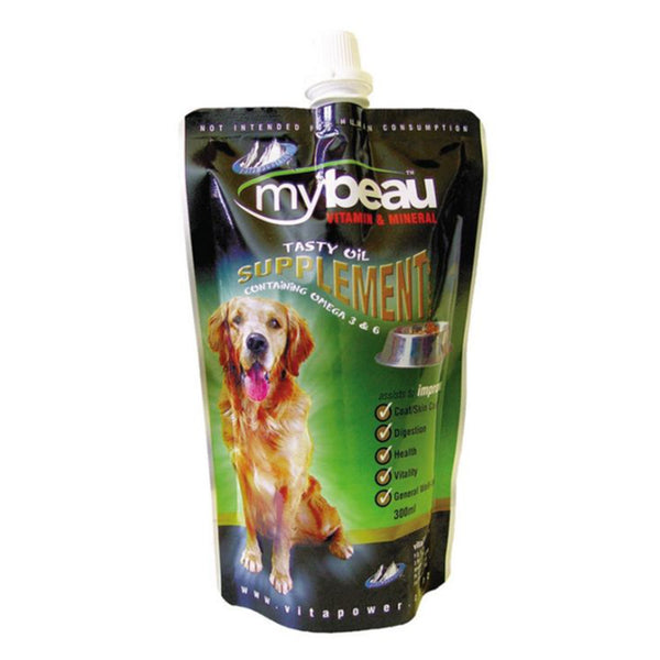 My Beau Dog Vitamin & Mineral, Mybeau supplement for dogs, Tasy supplement for dogs, Vitamins for dogs, omega 3 and 6 for dogs, Pet Essentials Warehouse