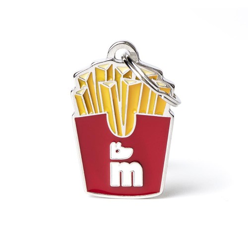 My Family Food Fries Tag, Food dog Tags, Pet Essentials Warehouse