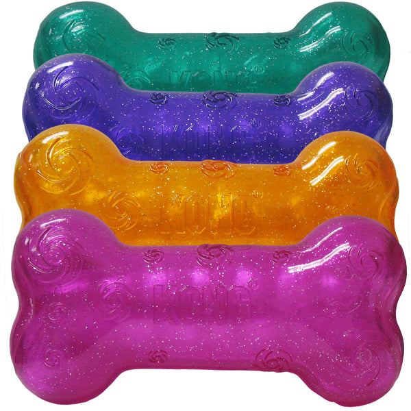 Kong Squeezz Bone Dog Toy assorted colours, pet essentials warehouse