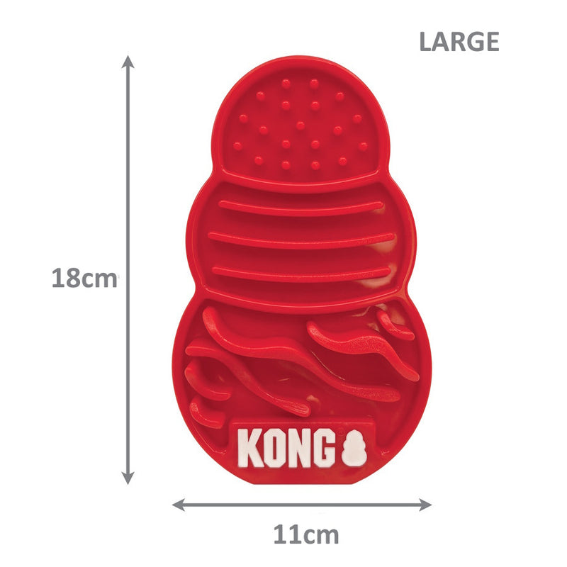 Kong Licks Mat Slow Feeder Large, kong lickimat size, pet essentials warehouse