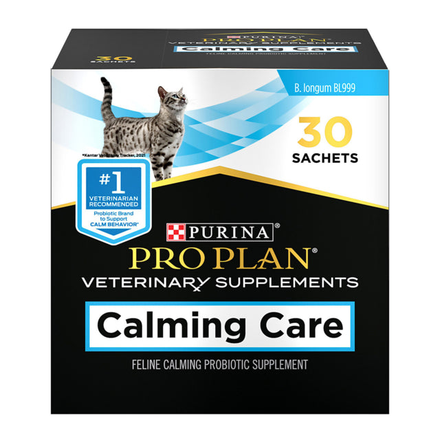 PRO PLAN Veterinary Diet Calming Care Feline Probiotic Supplement, Calming care for cats, How to calm cats, Calming for cats, Pet Essentials Warehouse