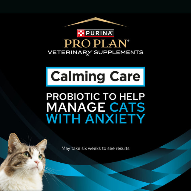 PRO PLAN Veterinary Diet Calming Care Feline Probiotic Supplement Poster, Poster for calming for cats, How to calm cats, pet essentials Warehouse