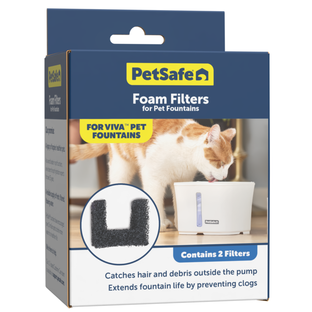 PetSafe Foam Filter Black for Viva Fountains, filter replacements, replacement for petsafe fountains, Pet Essentials Warehouse